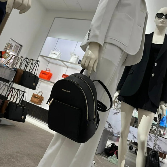 Michael Kors Adina Medium Backpack in Black